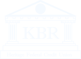 KBR Heritage Federal Credit Union Houston, Texas - Logo White Footer